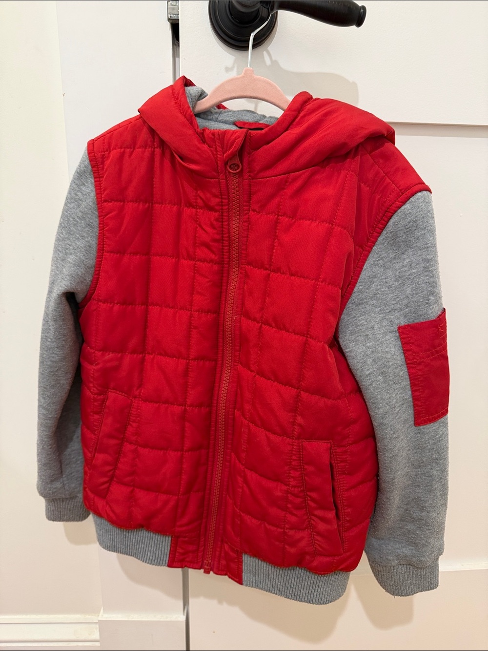 Tucker + Tate Kids Summit Crest Mixed Media Jacket